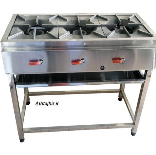 اجاق خطی 3 شعله صنعتی